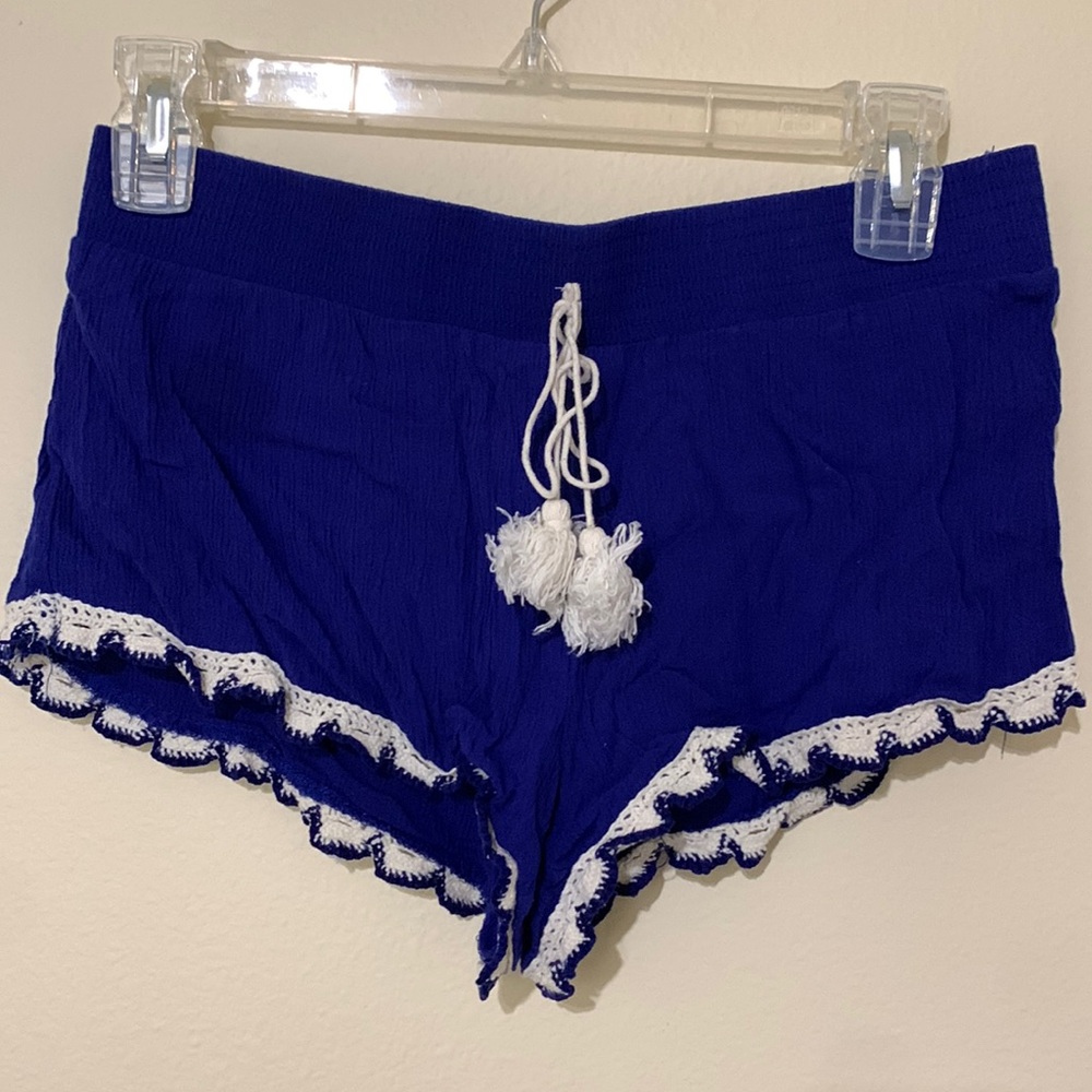 Blue shorts